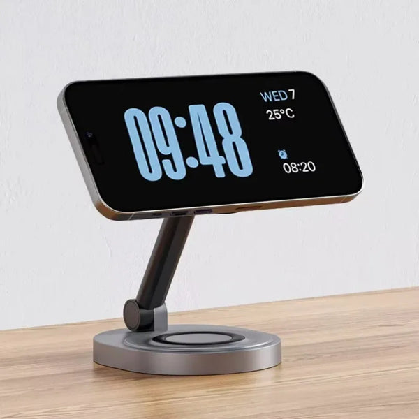 3-in-1 Magnetic Wireless Charger – For iPhone, Apple Watch & AirPods