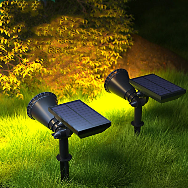 18-LED RGB Solar Spotlight – Waterproof Garden & Path Light