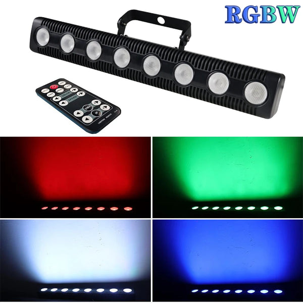 8 LED RGBW 4-in-1 DMX Wall Wash Lamp