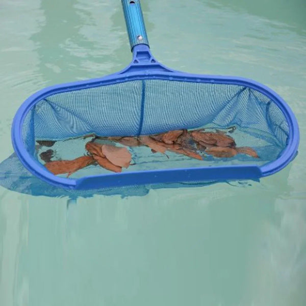 Pool Leaf Skimmer Net – Deep Mesh Rake for Cleaning Pools & Ponds