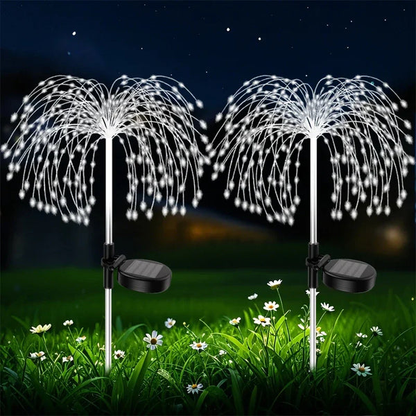 200-LED Solar Firework Lights – Waterproof Garden & Path Decor