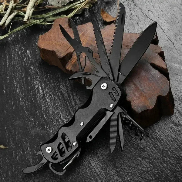 Multifunctional Folding Pocket Knife – Stainless Steel Camping Tool
