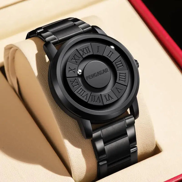Men’s Luxury Magnetic Sport Watch – Creative Quartz Design